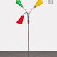 Vintage metal floor lamp published by Lidokov, circa 1960