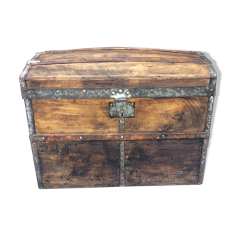 Authentic carriage trunk end 19 th century