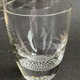 Large glasses (9) - Mid-century modern - Crystal