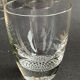 Verres moderne milieu de siècle cristal