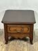 Table basse bout de canapé en noyer style louis Philippe