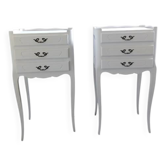 Pair of antique bedside tables