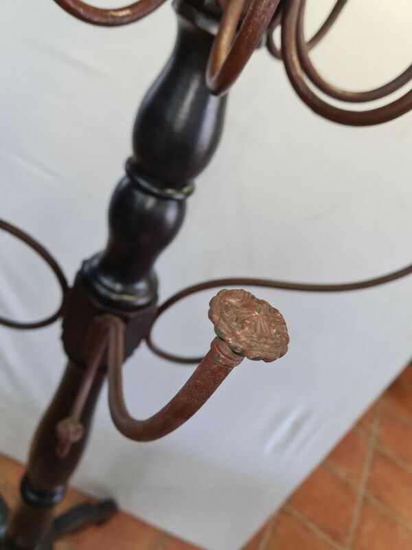 Porte manteau perroquet en bois