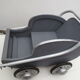Poussette de poupée année 40 bois et aluminium