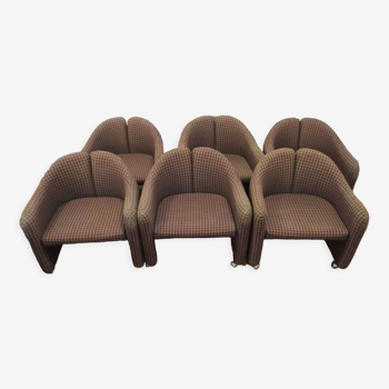 Set of 6 armchairs PS142