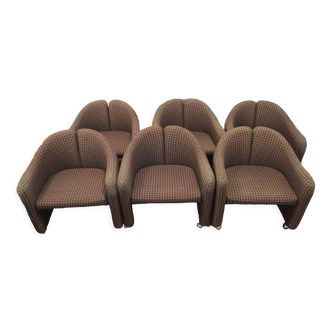 Set of 6 armchairs PS142