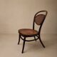 Bentwood and cane nursing chair by J&J Kohn, 1910
