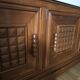 Rare French buffet "Pointe de Diamant" – Antique cabinetmaking work