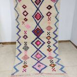 Handmade Moroccan Berber rug 253 X 143 CM