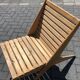 Foldable wooden garden chair from the 70s, Netherlands