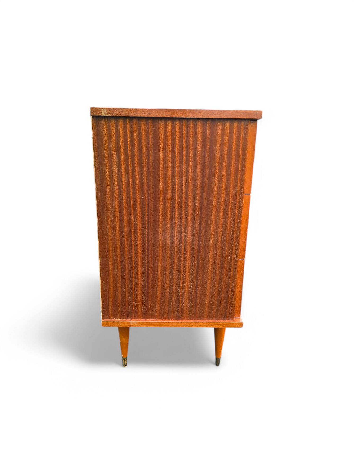 Vintage pencil leg chest of drawers