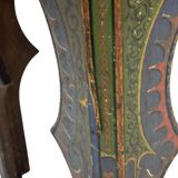 Antique hand-painted Moroccan Moorish Zouak side table