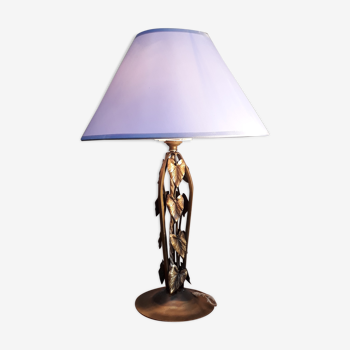 Lampe style fer forgé avec patine bronze