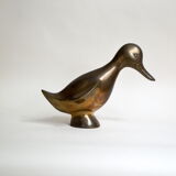 Canard vintage en laiton