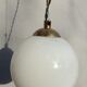 Baladeuse globe verre opalin d15