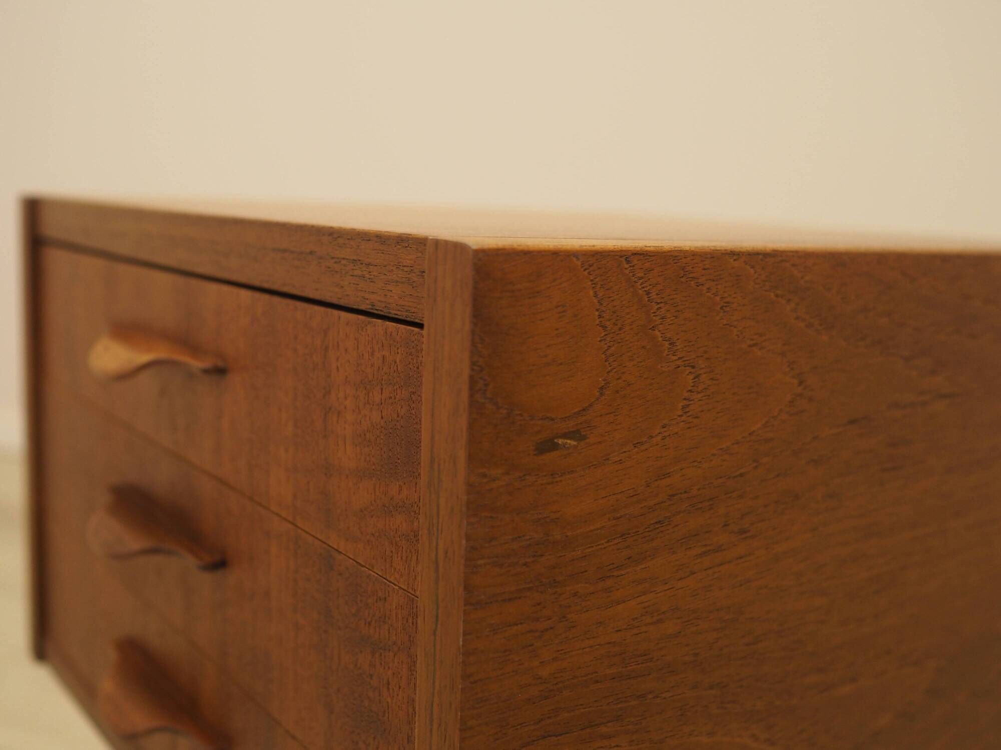 Danish teak bedside chests of drawers, 1960s