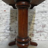 Oak bistro table from the ardennes