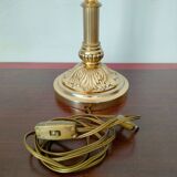 Lampe Corole néo-classique - Bronze, Pâte de verre - Années 1950/60