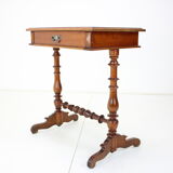 Solid Wood and Veneer Sewing Table, circa 1895