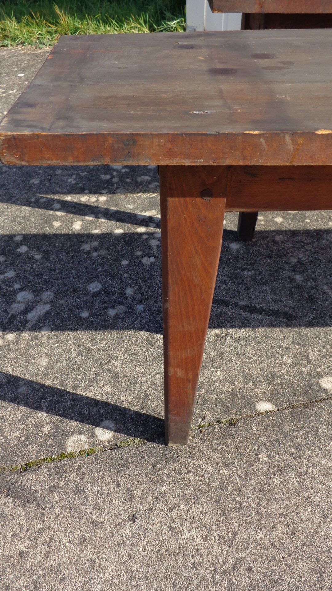 Set de 2 bancs de ferme