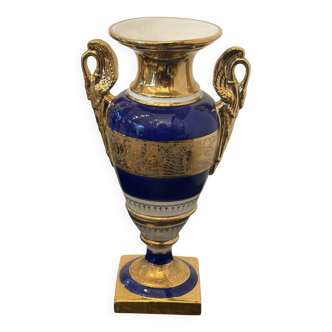 Rare Médicis vase porcelain from Paris - Le Tallec 1960