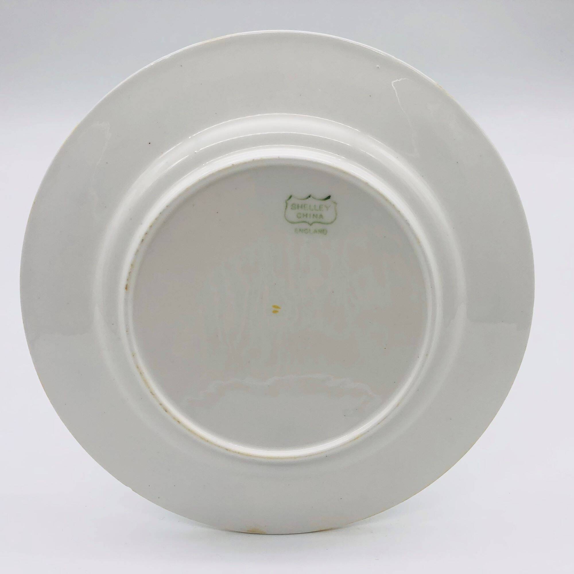 6 Dessert plates and a “Shelley - England” serving dish