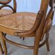 Set of 4 Mid-century Bentwood Cane Dining Chair, Thonet Style, 1970s Yugosl
