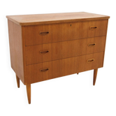 Scandinavian teak chest of drawers, Sweden, 1960