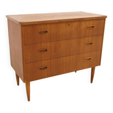 Scandinavian teak chest of drawers, Sweden, 1960
