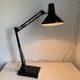 Lampe vintage 1970 d'architecte Twist noire bureau - 70 cm