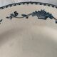 Lot of 8 flat plates and 8 hollow plates in ancient blue salins earthenware