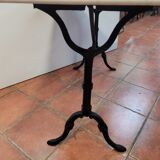 Table de bistrot dessus marbre