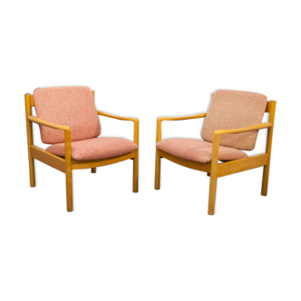 Pair of Ercol armchairs