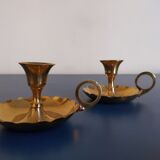 Pair of candle holders