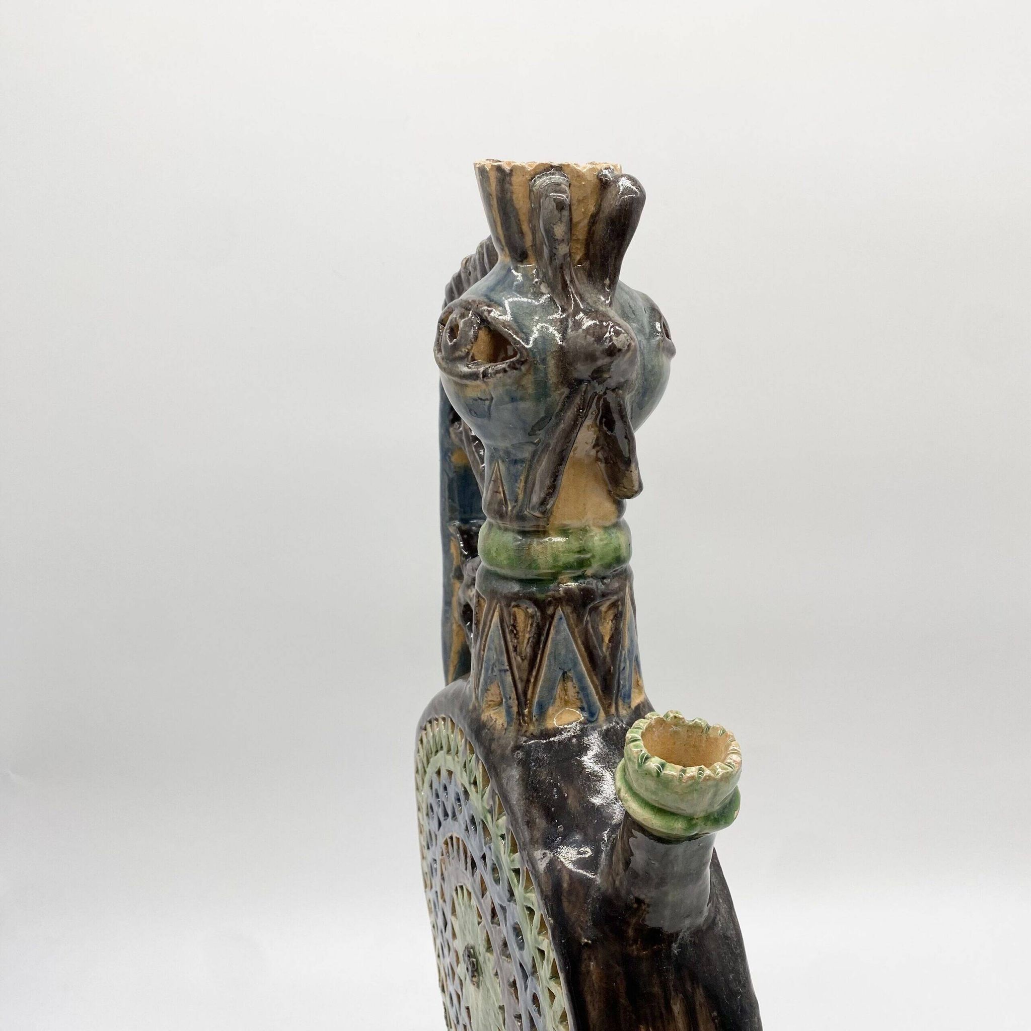 Cruche « Cocotte XXL » céramique de Manises, 1950s