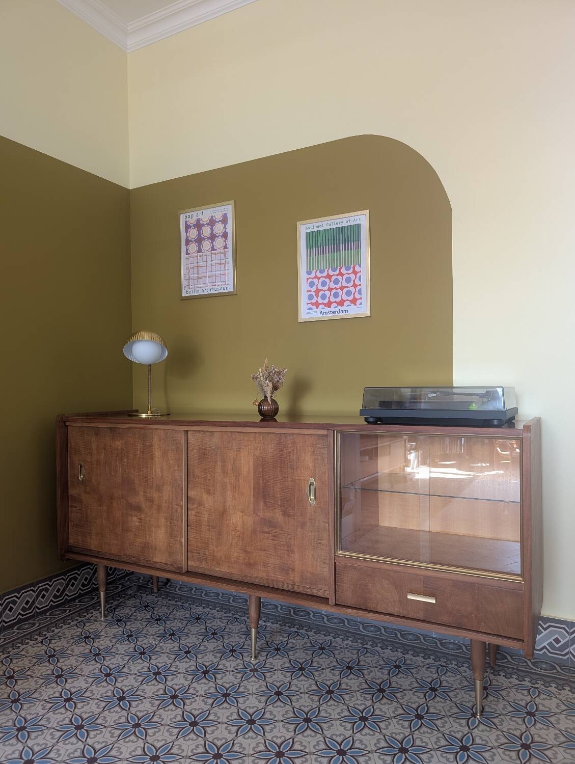 Vintage wooden enfilade