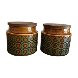 Set of two jars, Hornsea candy boxes