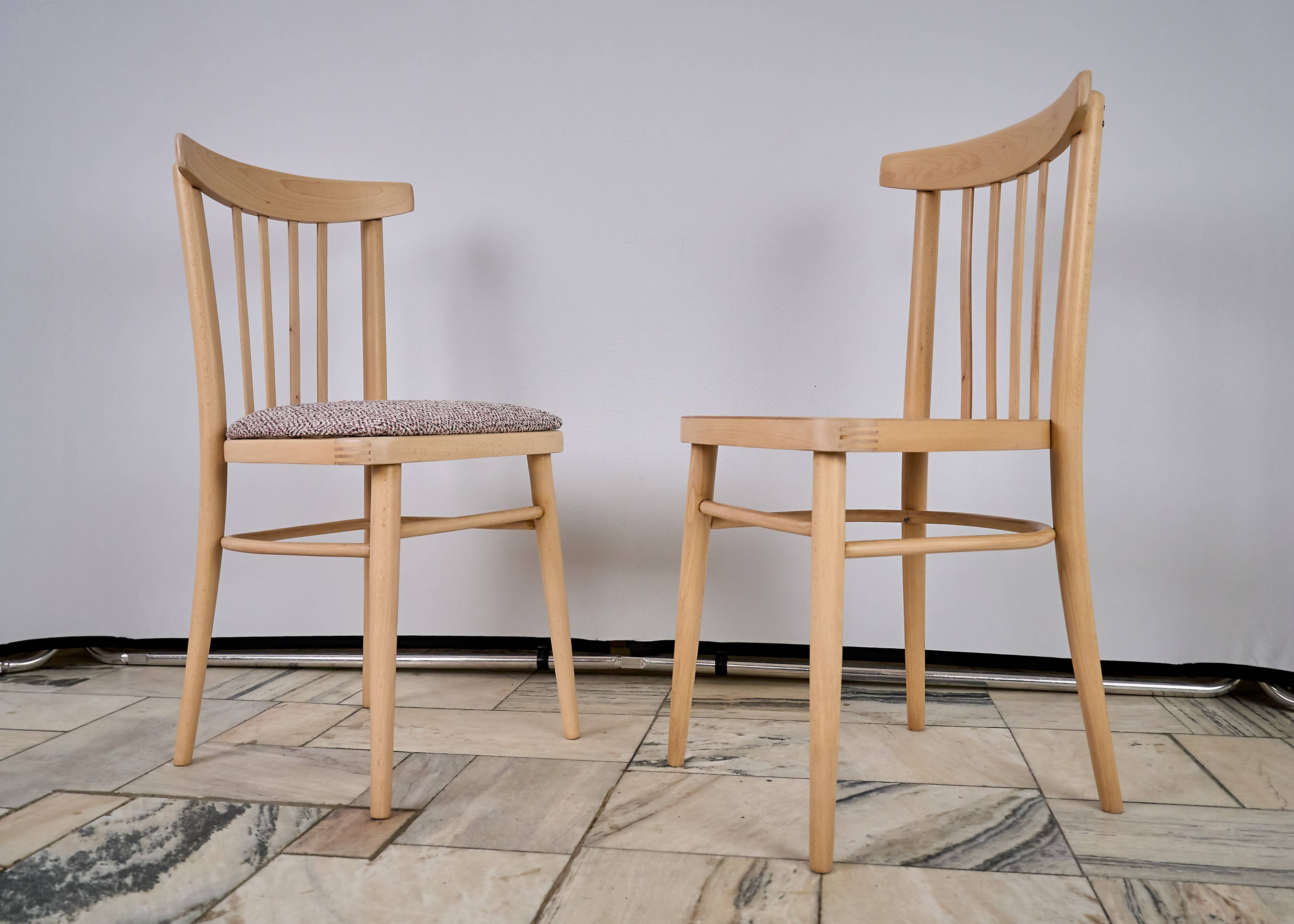 Pair of TON chairs, Czechoslovakia, 1960s, VINTAGE
