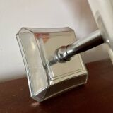 Pair of orange perspex wall lights from the 1950s.