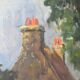 Oil on canvas landscape
