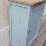 Parisian buffet wood and pastel