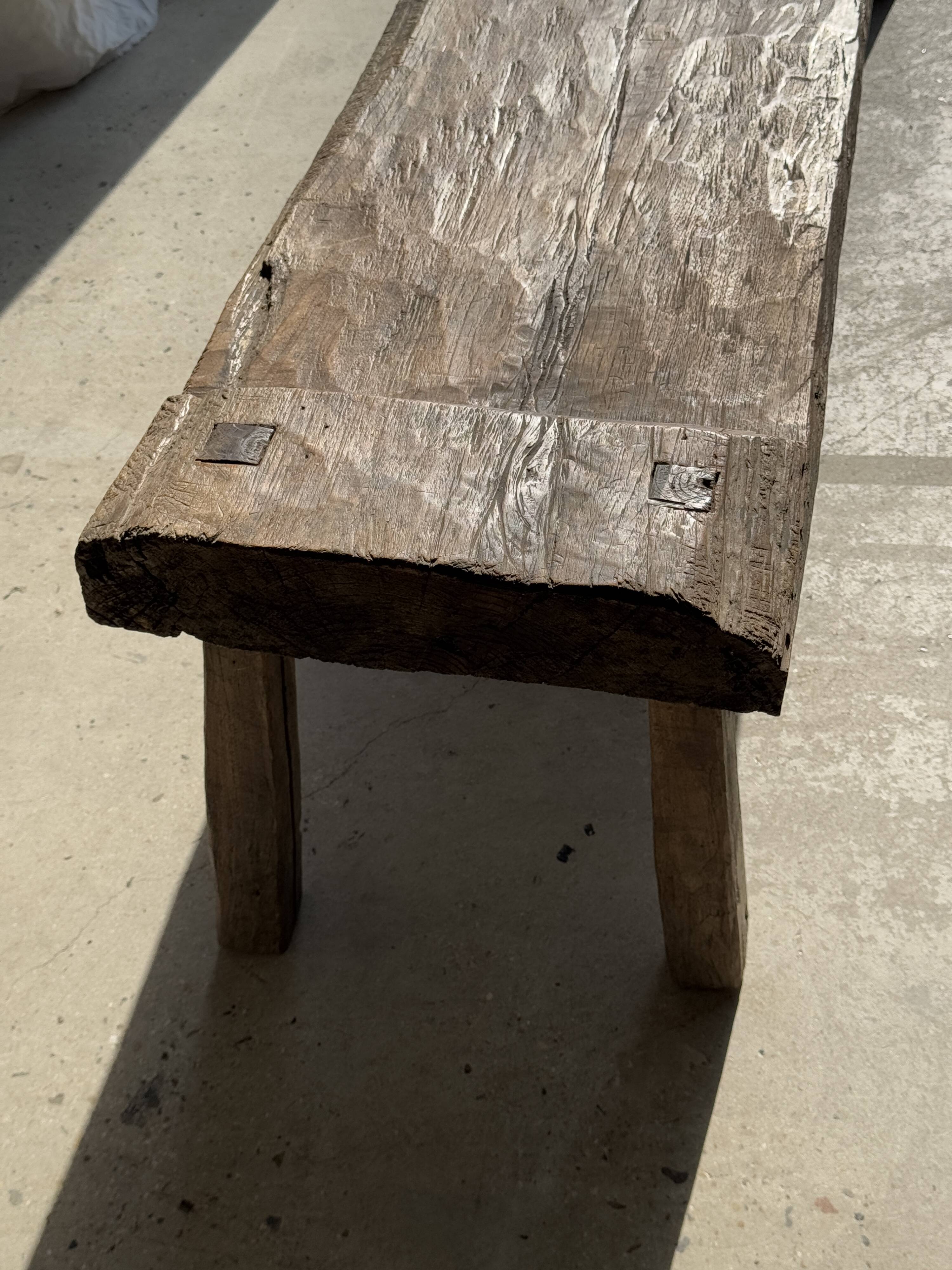 Very large bench in old teak H:50cm L:2m06