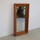 Grand miroir en pin vintage