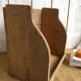 Raw wooden shelf