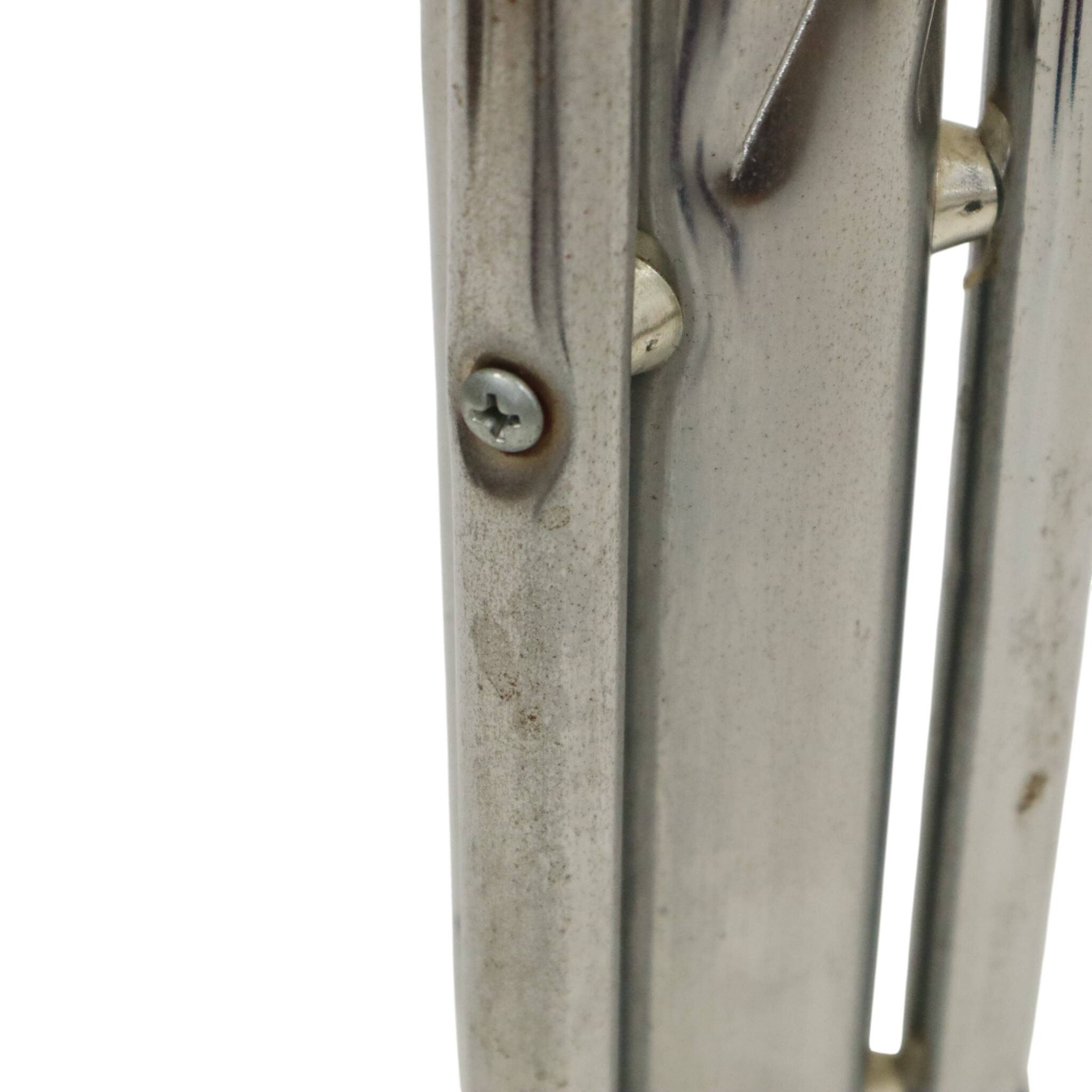 Vintage Standing Coat Rack Chrome Marble Space Age 166cm