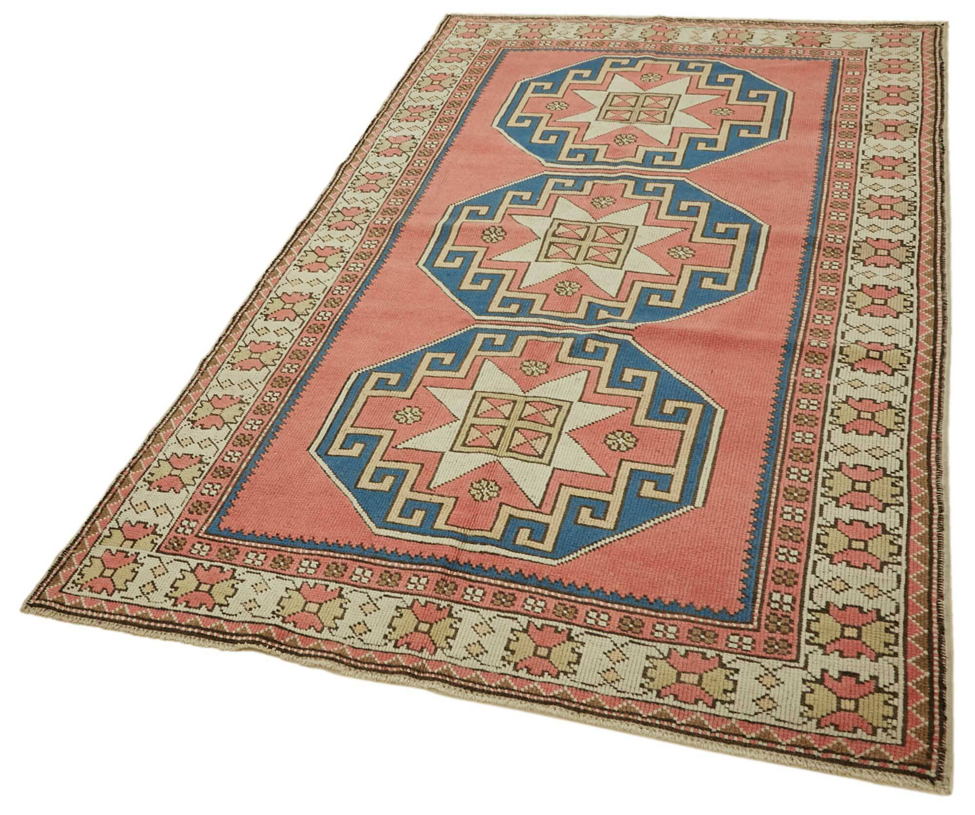 Turkish Vintage Anatolian Rug 143 cm x 239 cm