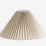 pleated lampshade