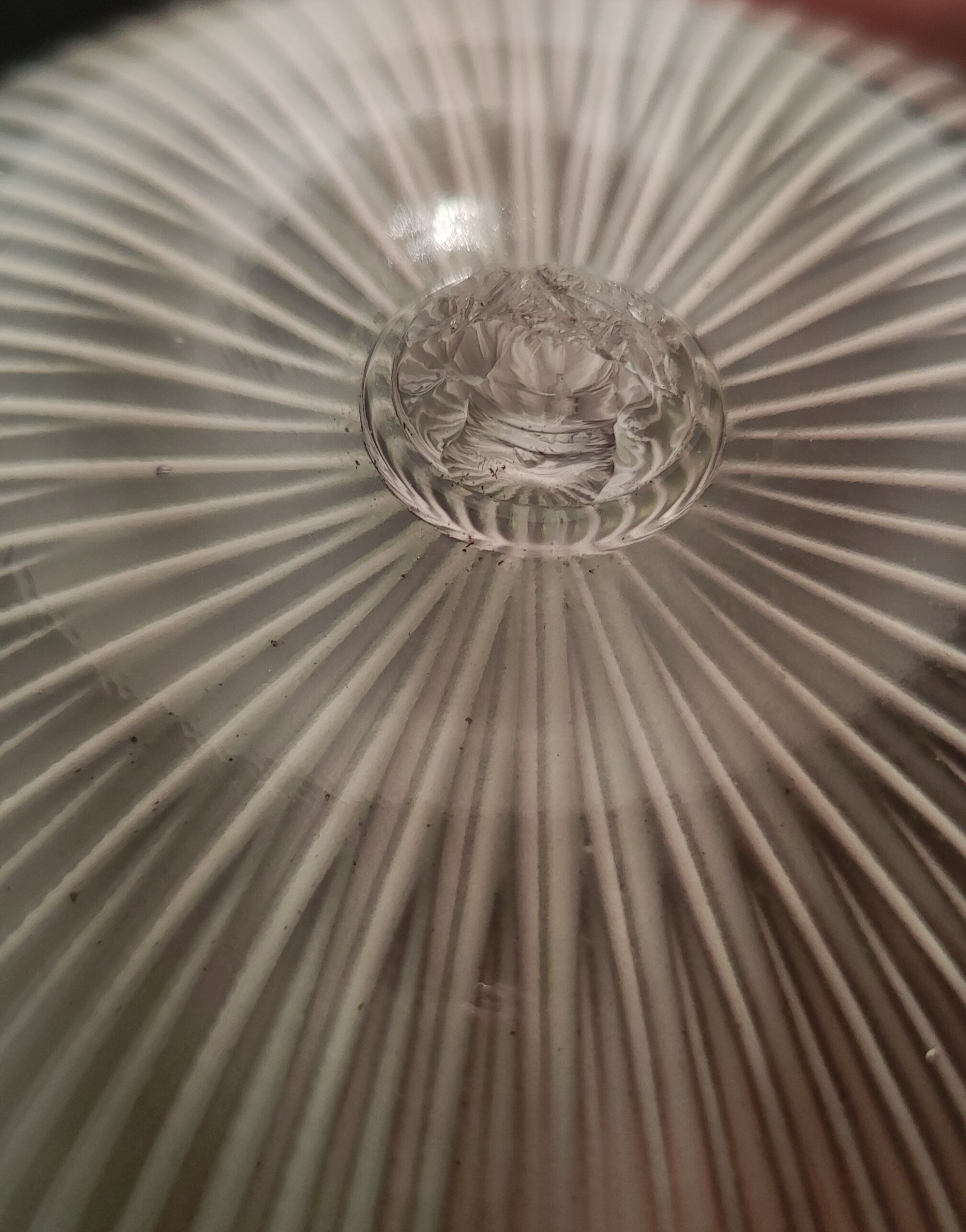 Art Deco holophane pendant chandelier