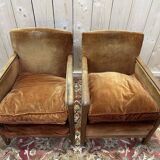 Paire de bergères époque Art Déco