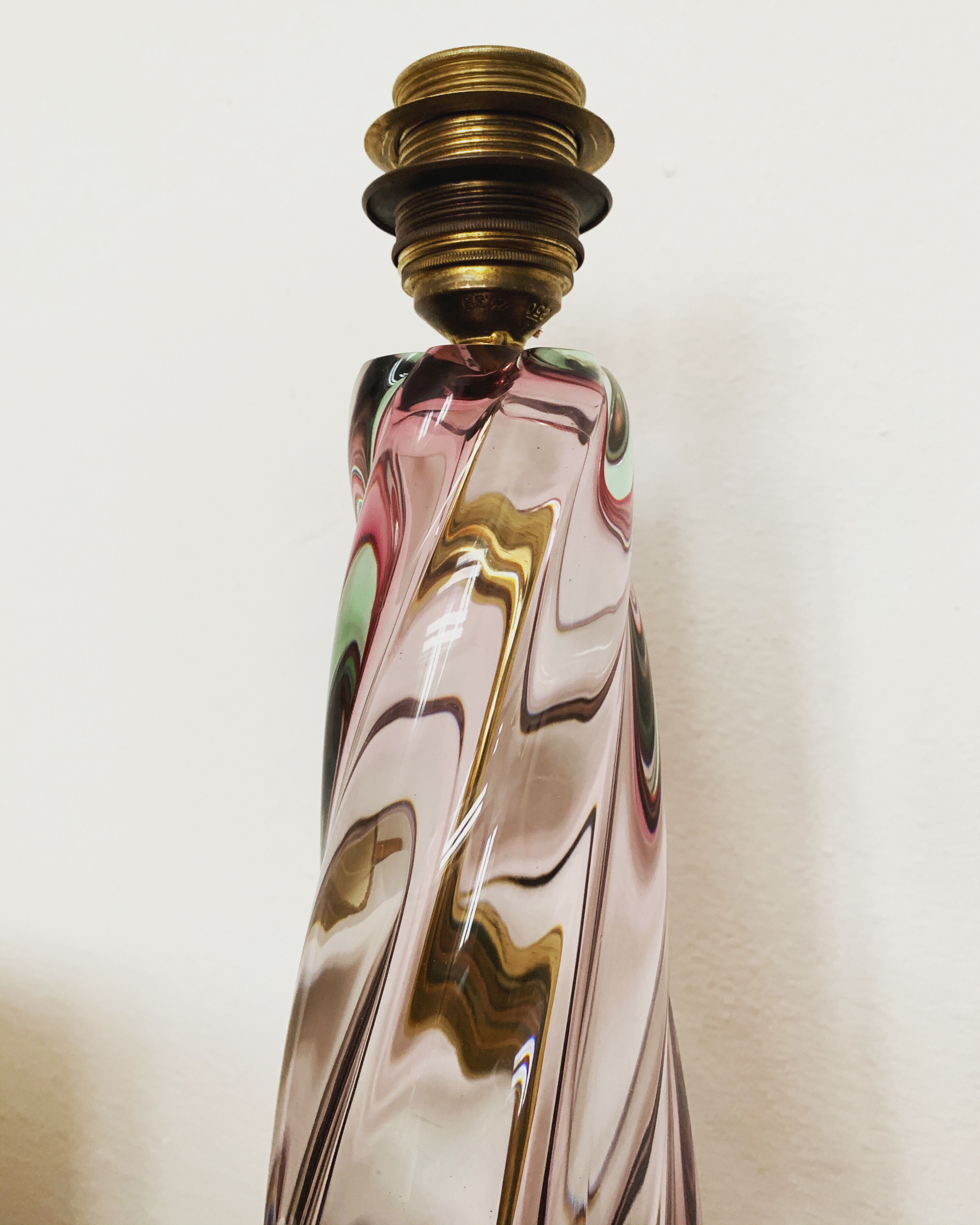 Large Murano glass table lamp